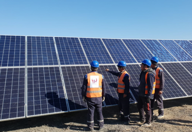 Construction of a solar power plant with a capacity of 40 MW: